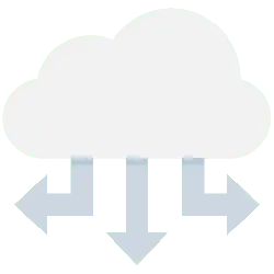 Cloud and Arrows - icon - PNG Images