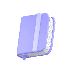 Purple Notebook - High Resolution PNG