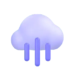 Rain Cloud Icon - design - PNG