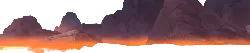 Flaming Mountains - natural landscape - High Resolution PNG