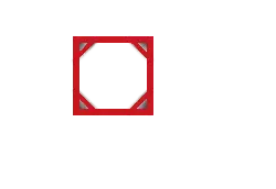 Red Square - square - graphic design - PNG