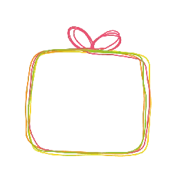 Colorful Gift Box - line - Free Download PNG
