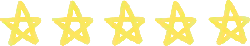 Star - decoration - yellow - High Resolution PNG