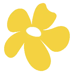 Yellow Flower - simple - Trending PNG