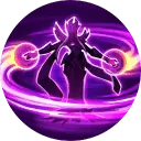 Purple Flame Warrior - energy - Free PNG