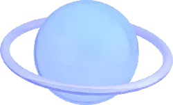 Blue Planet - ring - No Background PNG