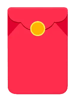 Red Envelope - blessing - Transparent Layer PNG