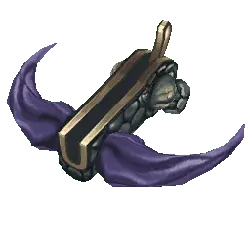 Purple Winged Staff - magic - Transparent Layer PNG