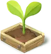 Plant Pot - green - Transparent Layer PNG