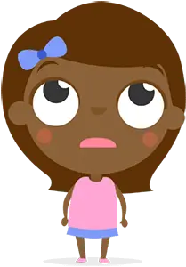 Little Girl in Pink Dress - bow - High Resolution PNG