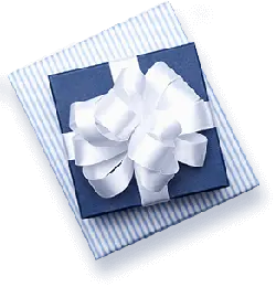 Gift Box - Lossless PNG - blue