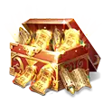 Treasure Chest with Gold Coins - Free for Commercial Use PNG
