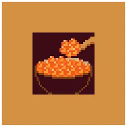 Pixel Art Pumpkin Pie - pixel art - No Background PNG