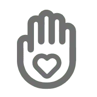 Heart Hand Pattern - icon - PNG Images