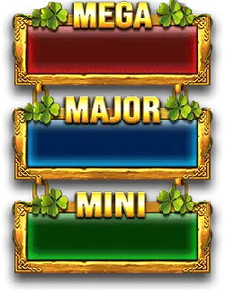 Three Color Clover Frames - green - Transparent Layer PNG