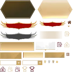 Game Interface Elements - button - Lossless PNG