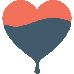 Heart - heart shape - blue - PNG Images
