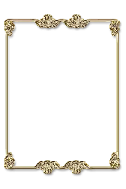 Gold Frame - High Resolution PNG