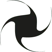 Black Spiral Pattern - Curated PNG
