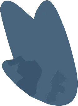Blue Abstract Shape - Recommended PNG