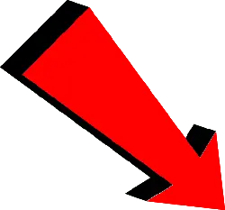 Red Arrow - geometric shape - red - PNG Images
