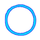 Blue Halo - halo - circle - Transparent Background PNG