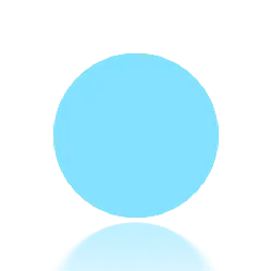 Blue Circle Object - simple - PNG