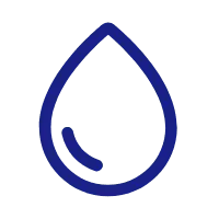 Water Drop - symbol - Transparent Background PNG