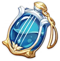 Blue Harp Pendant - instrument - PNG Images