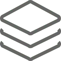 Three Layers Rhombus - modern - Transparent Layer PNG