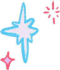 Shining Stars - blue - Free PNG