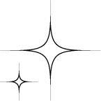 Abstract Line Art on Black Background - geometric - Curated PNG