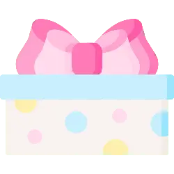 Colorful Gift Box - gift - blue - High Resolution PNG
