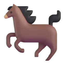 Running Horse - cartoon - Lossless PNG