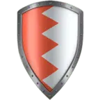 Red and White Shield - red - Transparent Background PNG