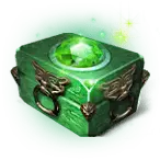 Mysterious Chest - treasure - green - PNG