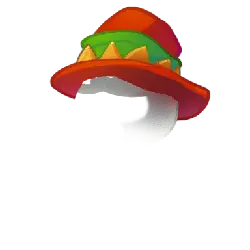 Cartoon Character with Hat - red - Transparent Background PNG