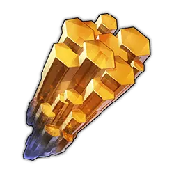 Yellow Quartz Cluster - gemstone - Transparent Background PNG