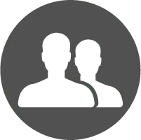 Two Silhouetted Figures - icon - High Resolution PNG