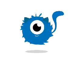 Blue Eyed Monster - monster - PNG