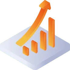 Bar Chart - growth - Curated PNG