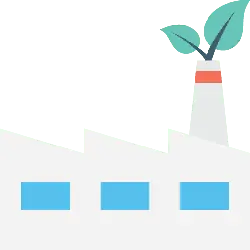 Factory Chimney - leaves - Lossless PNG