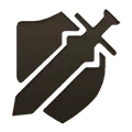 Shield and Sword Emblem - High Resolution PNG