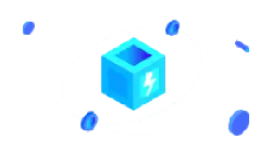 Blue Cube - technology - blue - PNG Images