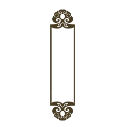 Decorative Border - gold - floral - Free Download PNG