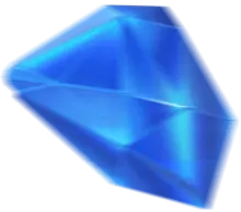 Blue Crystal - mineral - blue - No Background PNG