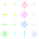 Colorful Stars - Designer Recommended PNG