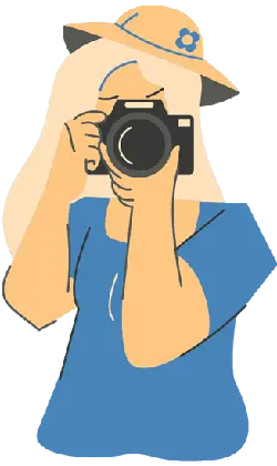 Photographer with Hat - hat - No Watermark PNG