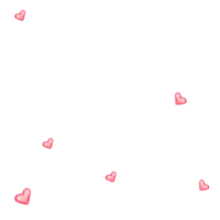 Pink Heart Pattern - simple - Recommended PNG