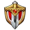 Knights' Crest - red - Lossless PNG